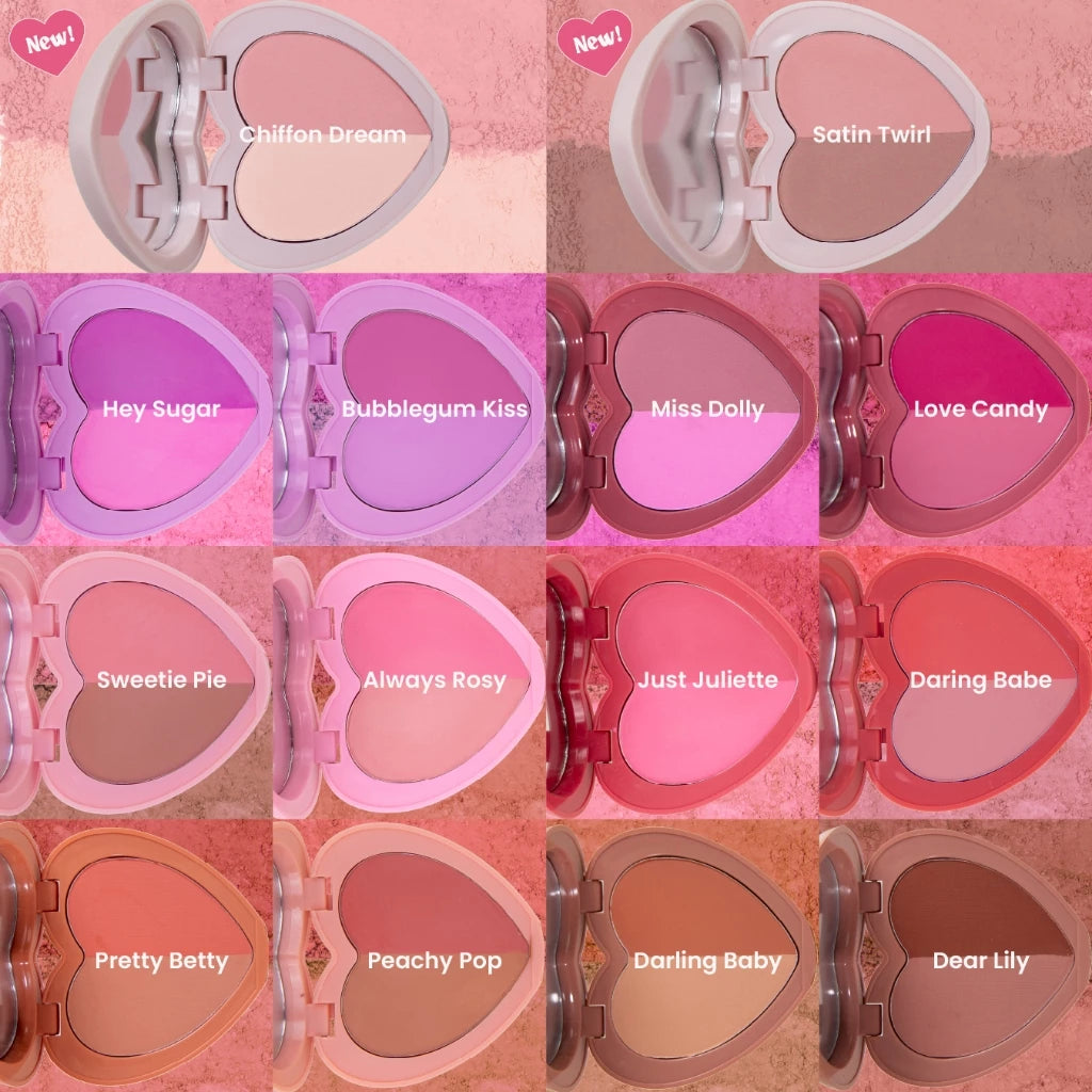 Chu Chu Beauty Heart Blush Duo (PRE-ORDER)