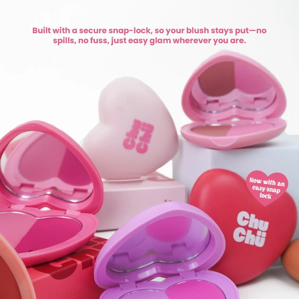 Chu Chu Beauty Heart Blush Duo (PRE-ORDER)