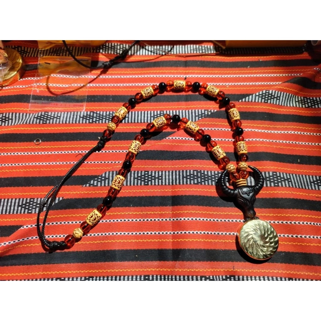Gong Necklace with Carabao Head