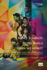 More Tomboy, More Bakla Than We Admit: Insights into Sexual and Gender Diversity in Philippine Culture, History, and Politics (PRE-ORDER)