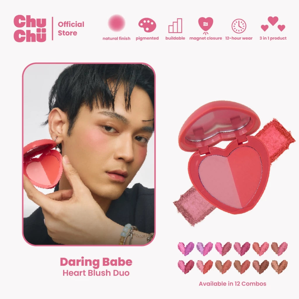 Chu Chu Beauty Heart Blush Duo (PRE-ORDER)