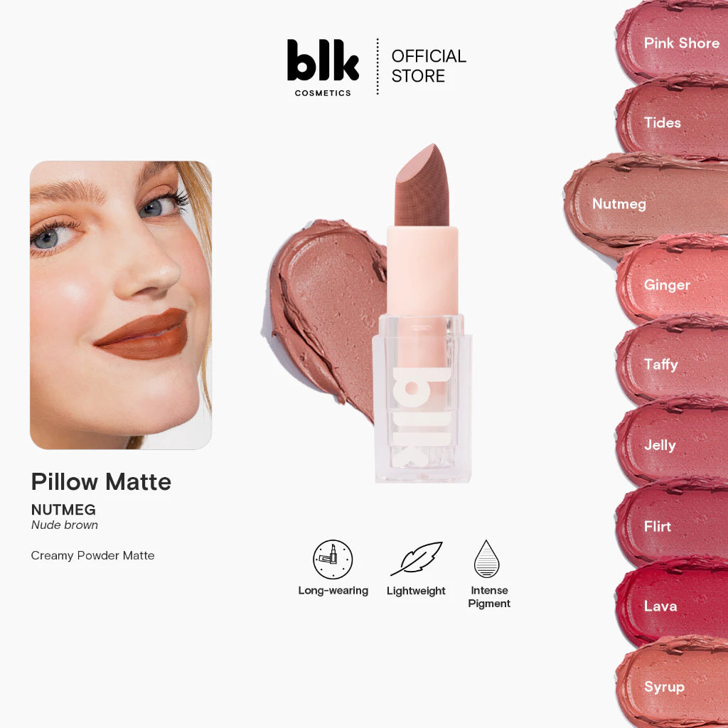 BLK Cosmetics Pillow Matte Lipstick (PRE-ORDER)