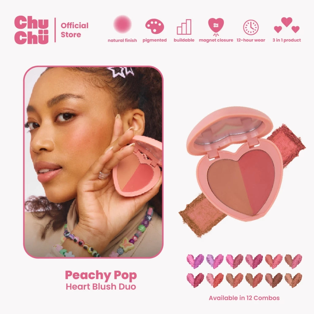 Chu Chu Beauty Heart Blush Duo (PRE-ORDER)