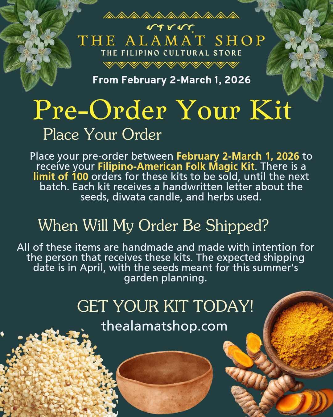 The Filipino-American Folk Magic Kit (PRE-ORDER)