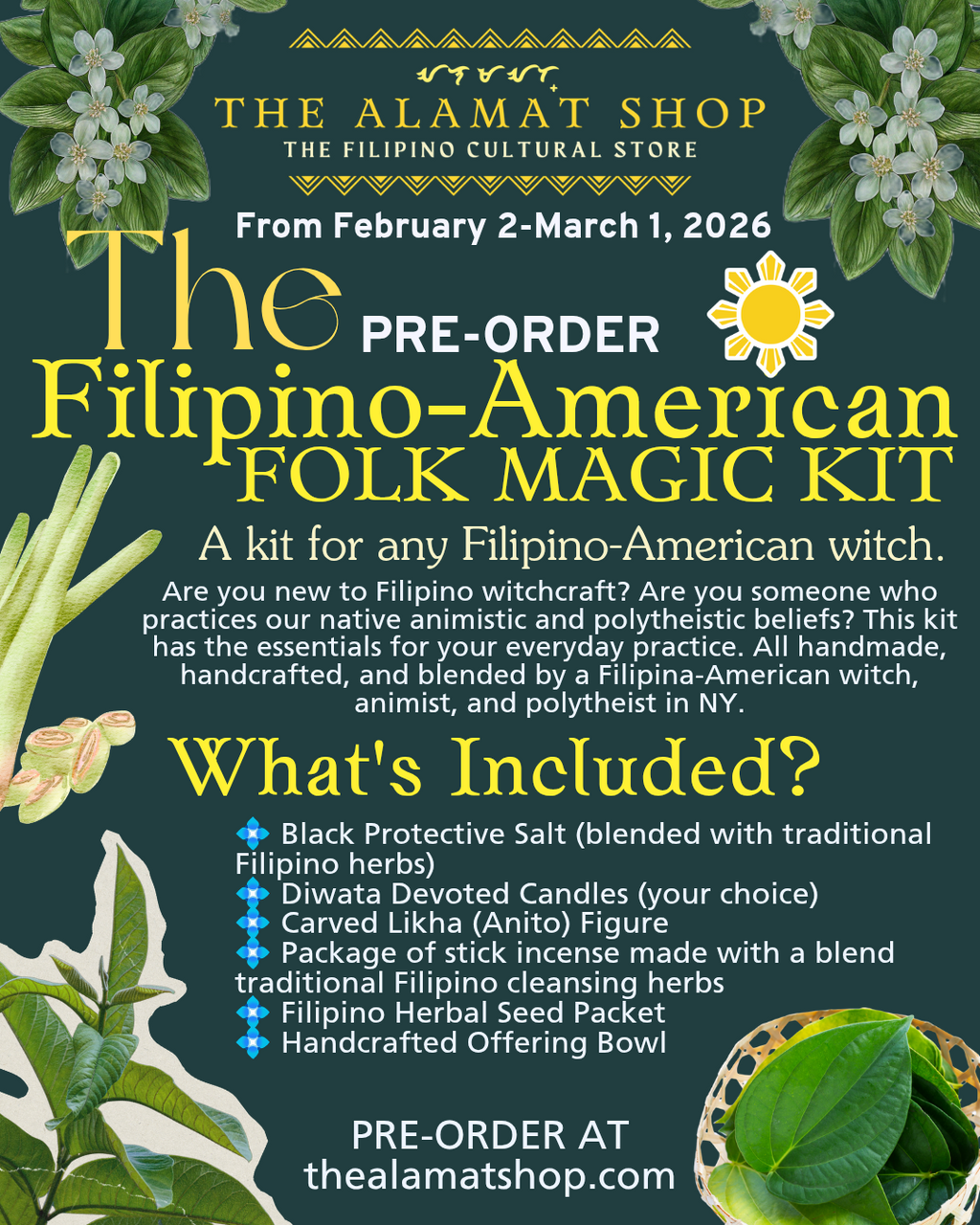 The Filipino-American Folk Magic Kit (PRE-ORDER)