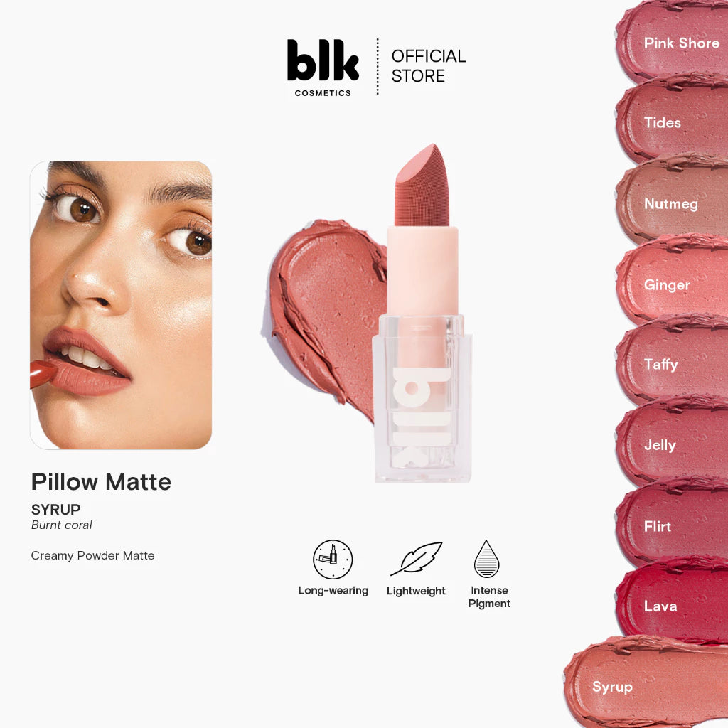 BLK Cosmetics Pillow Matte Lipstick (PRE-ORDER)